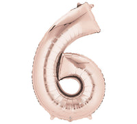 ROSE GOLD # Balloon - Number