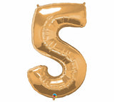 GOLD # Balloon - Number