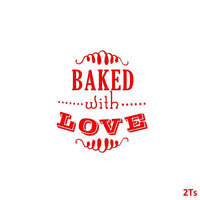 Baked with Love Stencil 2Ts