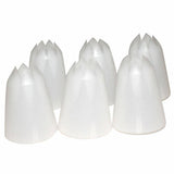 Decorating Tip #1M equivalent Open Star Tip 3/4"- PLASTIC - Specialty Cake Piping Royal Icing Tube Nozzle