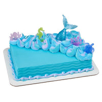 Mystical Mermaid Cake Decorating Set - 5 pc set - Cake Topper - Decoset