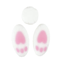 Bunny Tail and Toes Soft Edible Decoration