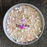 Blushing Bride Sprinkles Mix 2 oz 4 oz 6 oz - Cake Decorating Cookies Cupcakes