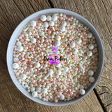 Blushing Bride Sprinkles Mix 2 oz 4 oz 6 oz - Cake Decorating Cookies Cupcakes