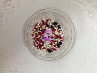 Indiana University Sprinkles Mix 2 oz 4 oz 6 oz - Cake Decorating Cookies Cupcakes