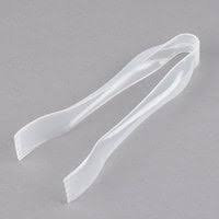 Serving Tongs Clear 6.5"