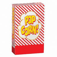 25 Popcorn Box 1 oz Carnival Party Festival Movie Night Theme Close Top 2061