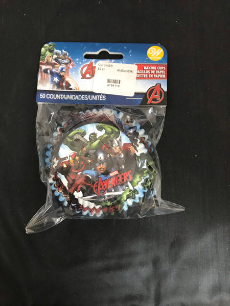 Avengers 50 count cup cake liners