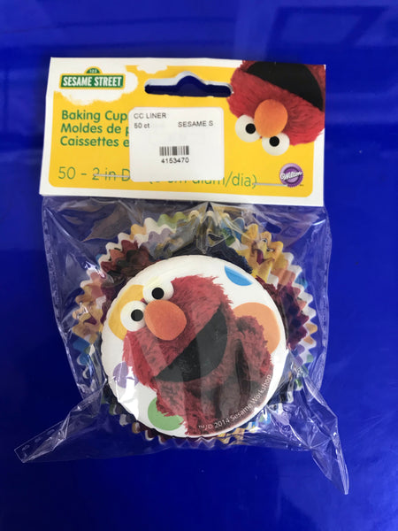 Sesame Street Elmo 50 count cup cake liners