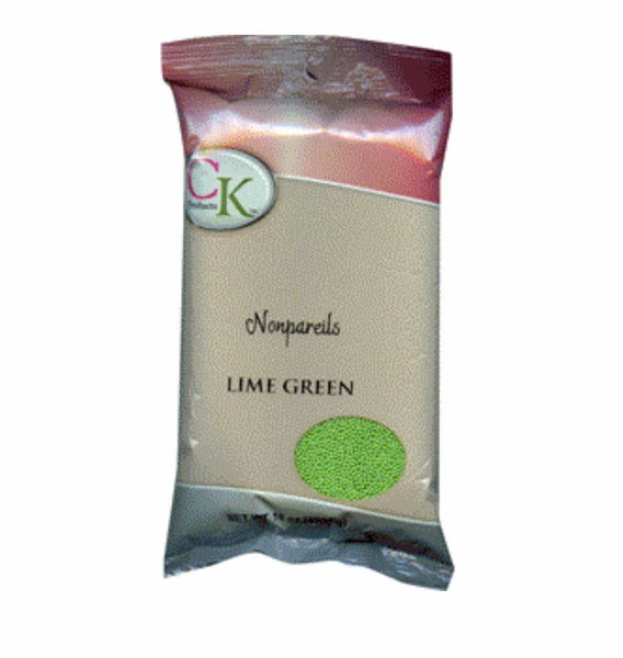 Lime Green Non-Pareils 16oz bag