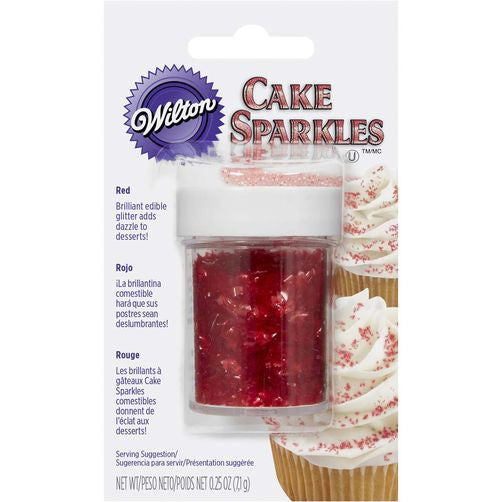 RED CAKE SPARKLES