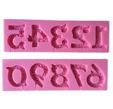 Numbers 0-9 Silicone Mold - Gumpaste Fondant Royal Icing Soap DIY Number #